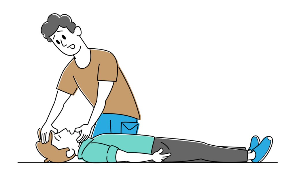 CPR for Adults step 2