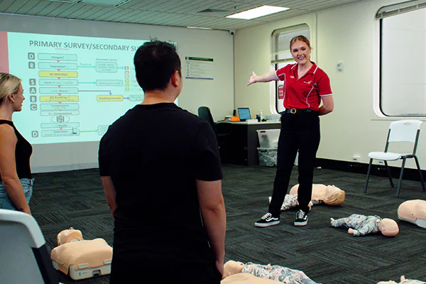 firstaidpro cpr done differently feature trainertalkingtostudents 65d680d1797aa